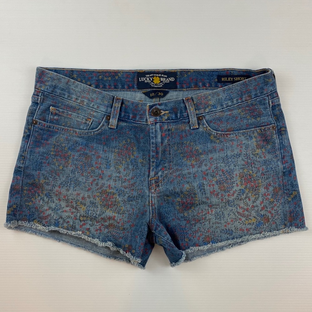 Lucky Brand Denim Riley Short (Paisley Print)